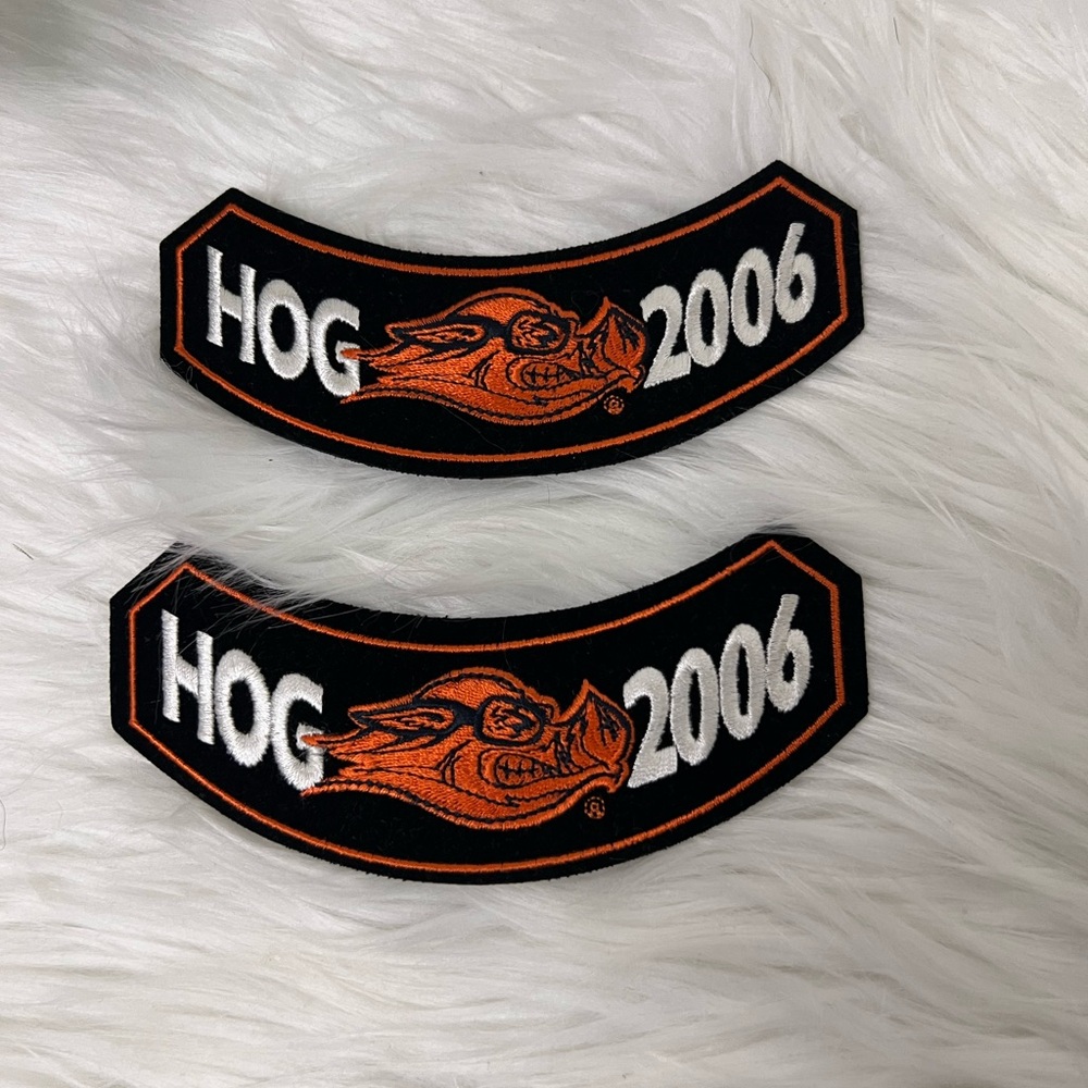 NEW- HOG 2006 Embroidered Patches
